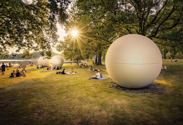 Aaseekugeln Sonne Gegenlicht