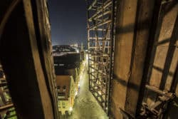 Lambertikirche-Ausblick Nacht