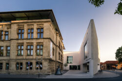 Foto des LWL-Museums für Kunst und Kultur in Münster, mit moderner und historischer Architektur, aufgenommen von Sascha Talke.